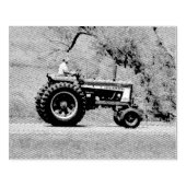 Red Tractor Rubberstempel (Afrduk)