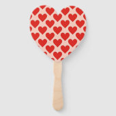 Red, traditional Valentine's day heart Handwaaier (Voorkant)