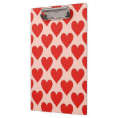 Red, traditional Valentine's day heart Klembord (Links)