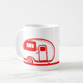 Red Trailer and Tree Mok 11oz (Voorkant links)