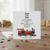 Red Train Familie Reünie Save The Date