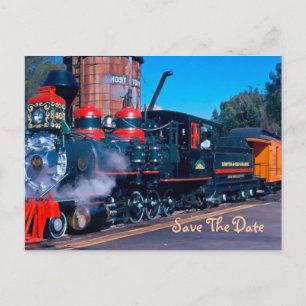 Red Train Sauvegardez La Carte Postale Date