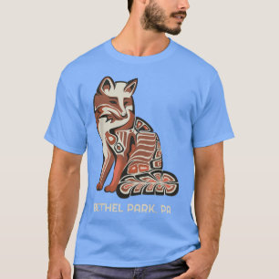 Red Tribal van Bethel Park Native American Artwork T-shirt