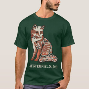 Red Tribal voor Chesterfield Native American Artwo T-shirt