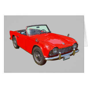 Red Triumph Tr4 Convertible Sportauto