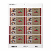  Red Truck 2 Etiket (Full Sheet)