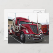 Red Truck Briefkaart (Voorkant / Achterkant)