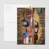 Red Truck Briefkaart (Voorkant / Achterkant)