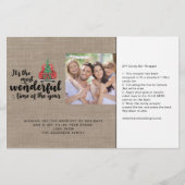 Red Truck Burlap Snoep Bar Wrapper (Voorkant)