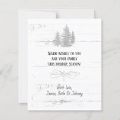 Red Truck Gnomen-kerstkaart (Achterkant)