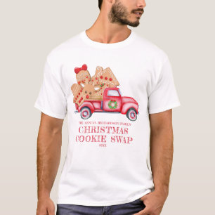  Red Truck Kerstkoekjeswisselaar T-shirt
