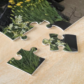 Red Truck met Spring Flowers & Rainbow Legpuzzel (Zijkant)