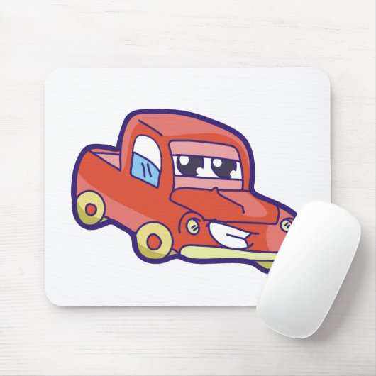 Red Truck Muismat (Met muis)