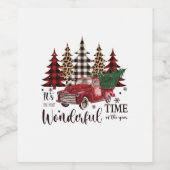  Red Truck, Pine Tree Wijn Etiket (Enkel label)