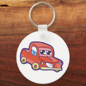 Red Truck Sleutelhanger (Voorkant)