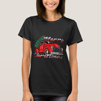 Red Truck Tree Merry Xmas - Red Truck T-shirt