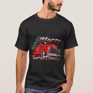 Red Truck Tree Merry Xmas - Red Truck T-shirt