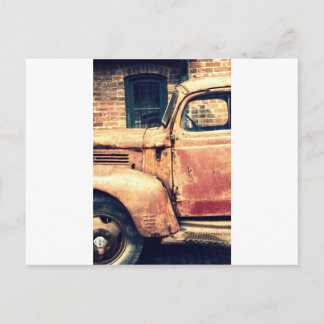 Red Truck Wreck Briefkaart