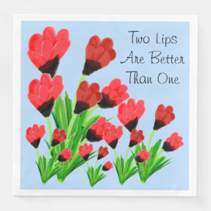 Red Tulip Dinner servetten