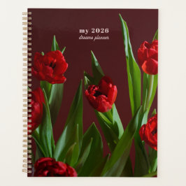 Red Tulip Dreams Planner
