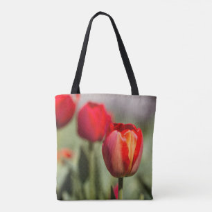 Red Tulip Dual Texture Draagtas
