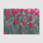 Red Tulip Garden Floral Tissuepapier (Voorkant)