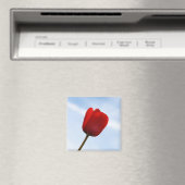 Red Tulip Magnet Magneet (Insitu (Vaatwasser))