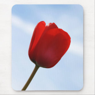 Red Tulip Mousepad Muismat