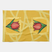 Red Tulip Theedoek (Horizontaal)