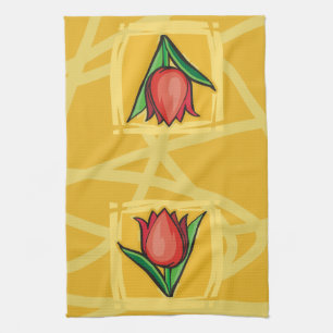 Red Tulip Theedoek