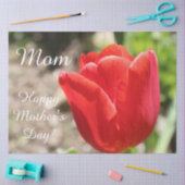 Red Tulip Tissue Tissuepapier (Craft)
