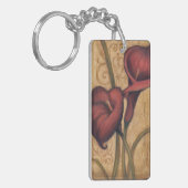 Red Tulips II Sleutelhanger (Voorkant Links)