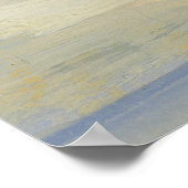 Red tulips in Blue Poster (Coin)