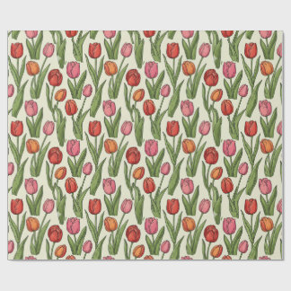 Red Tulips-ontwerp Cadeaupapier