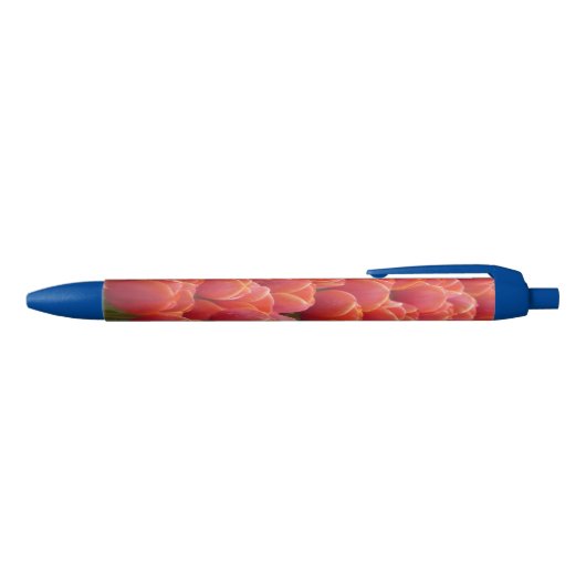 Red Tulips PatternCustom Trim Pen (Bovenkant)