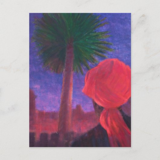 Red Turban dusk Jodhpur 2012 Briefkaart (Voorkant)