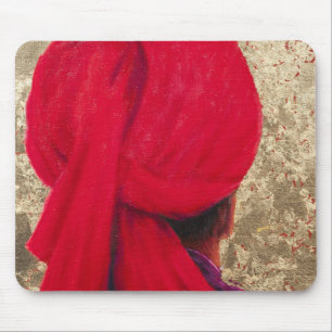 Red Turban op Gold Leaf 2014 Muismat