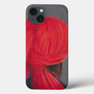 Red Turban op grijs 2014 iPhone 13 Hoesje