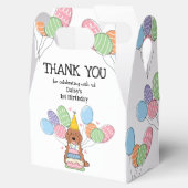 Red Tuxedo Cockapoo Cavapoo Verjaardag Bedankt Bedankdoosjes (Geopend)