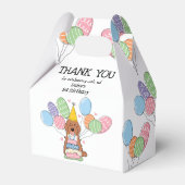 Red Tuxedo Cockapoo Cavapoo Verjaardag Bedankt Bedankdoosjes (Voorkant Zijde)