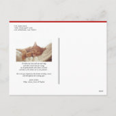 Red Typography Snowflakes Prettige feestdagen Foto (Achterkant)