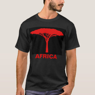 Red Umbrella Tree T-shirt