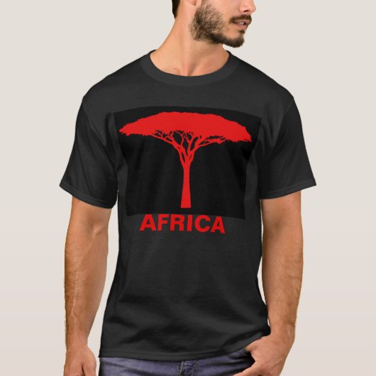 Red Umbrella Tree T-shirt (Voorkant)