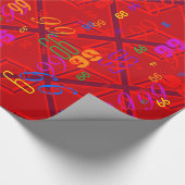 Red Union Jack Cadeaupapier (Hoek)
