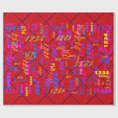 Red Union Jack Cadeaupapier (Vlak)