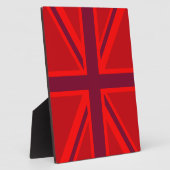 Red Union Jack Fotoplaat (Zijkant)
