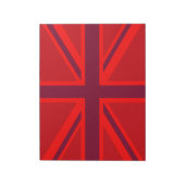 Red Union Jack Notitieblok (Gedraaid)