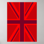 Red Union Jack Poster (Voorkant)