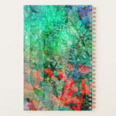 Red unique abstract planner,Delight bright lovely (Dos)