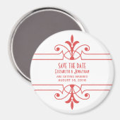 Red v2 Fancy Versiementaal sparen de Magnet van de Magneet (Voorkant / Achterkant)